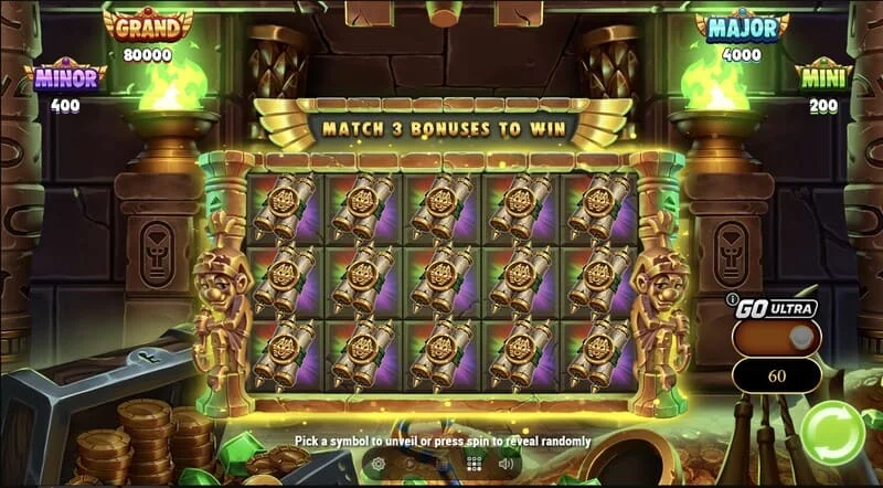 Wrappin' More Gold – lưới Collect & Win với xác ướp đang phát triển